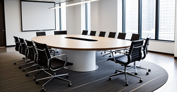 Optimisez vos réunions avec la table de réunion ovale usoa